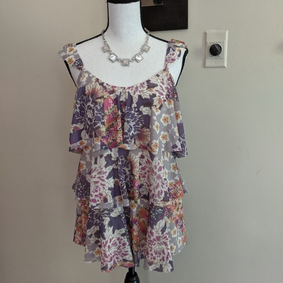 Relativity Tops - Colorful Summer Top